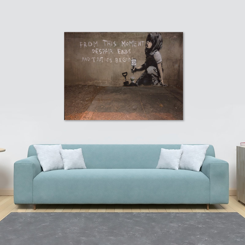Extinction Rebellion - Wrapped Canvas Print, 20.5cm H x 30.5cm W x 3.8cm D