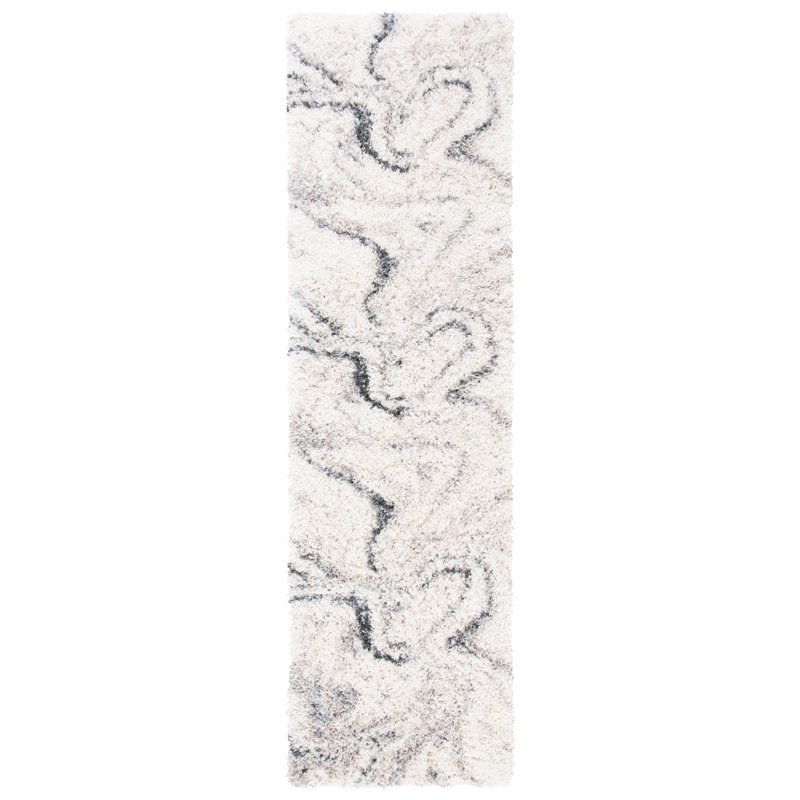 Tapis ivoire / gris Speight, Tapis de couloir 2 pi 3 po x 16 pi, Ivory/Grey