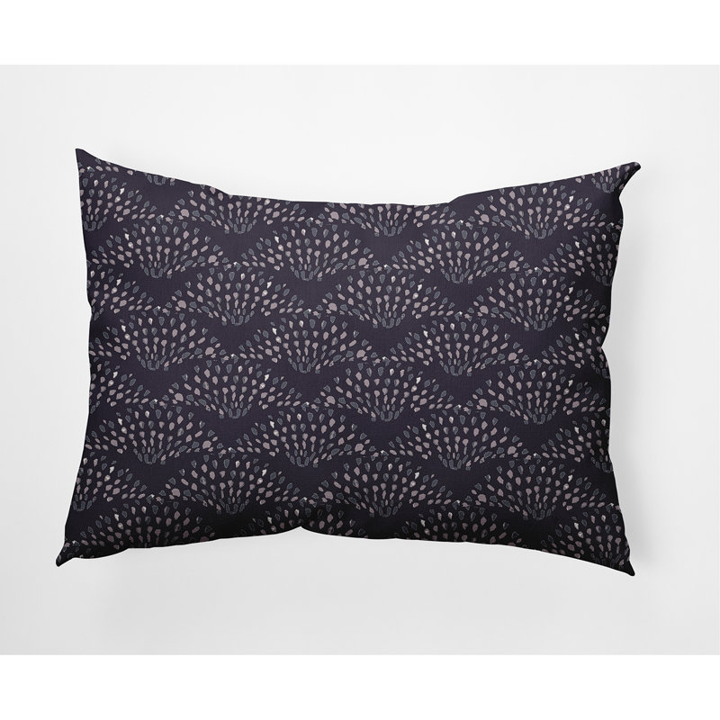 Housse de coussin rectangulaire et insert silwell, Mauve
