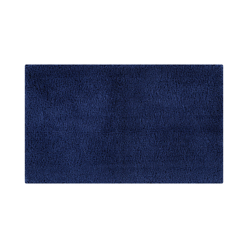 Tapis de salle de bain Micro, Rectangle 24 po x 40 po, Bleu marine