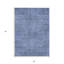 Tapis intérieur / extérieur lavable bleu et bleu ciel HomeRoots 5 pi x 8 pi