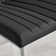 Alezzo Modern High Gloss Extendable Dining Table Set with 8 Soft Touch Faux Leather Dining Chairs