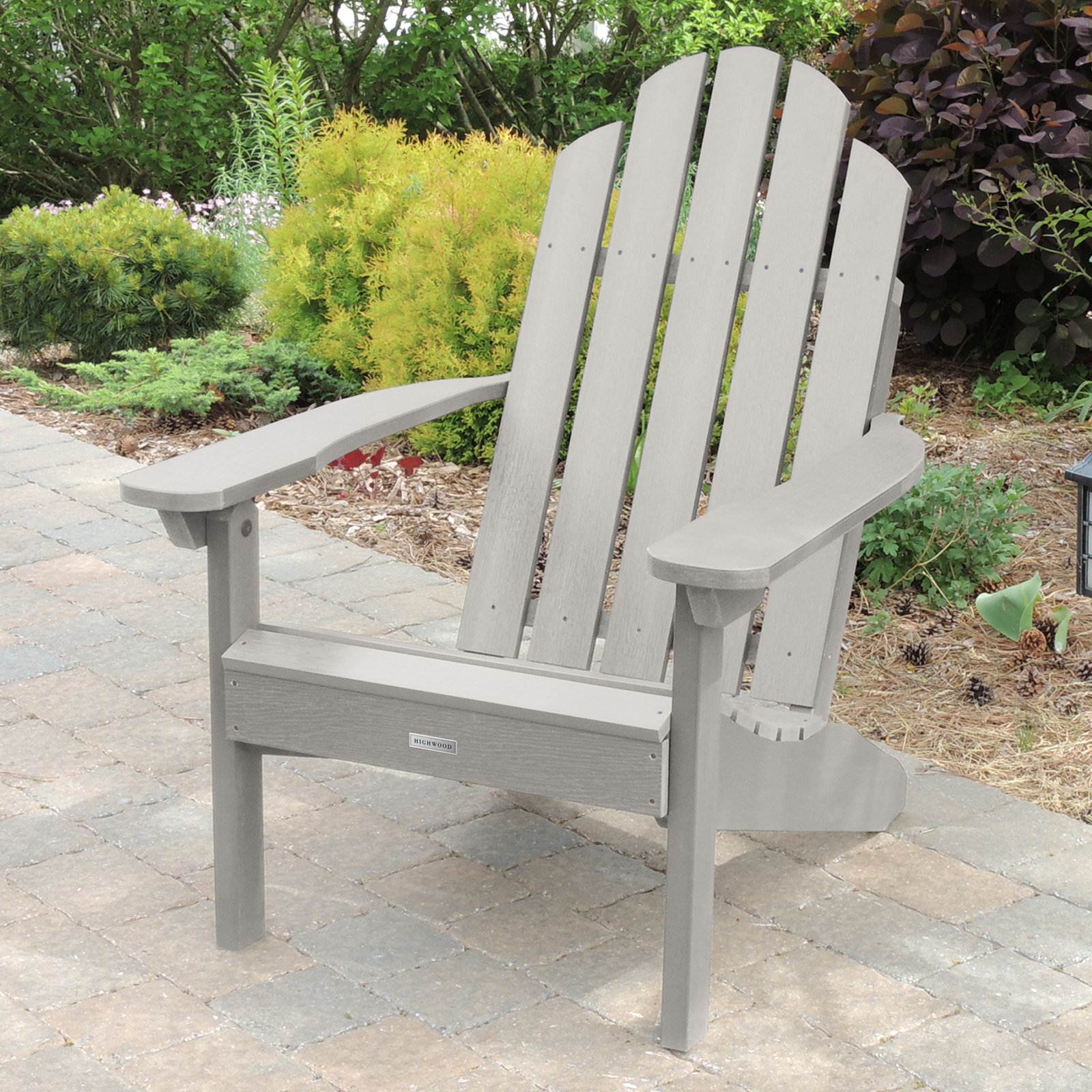 Leis Outdoor Adirondack Chair, Harbor Gray