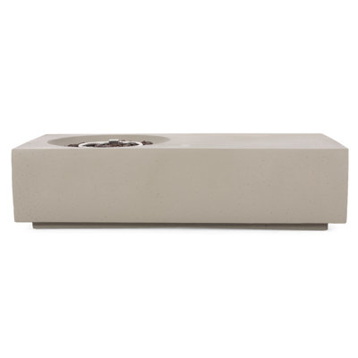 Grey Magnesium Oxide Fireplace Pit, 50,000 , Modern Vibe Garden Fireplace, Grey,