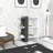 Modern Bookshelf, Anthracite & White, 20.4 x 27.6 x 9.8 inches | 100% Melamine Coated Particle Board, Thickness: 0.7 inches | Numerous Shelves, Wall-Mountable, Stylish Storage Solution for Home & Office Decor
