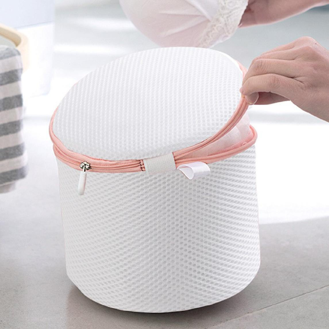 Bra Mesh Laundry Bags Anti-Deformation Lingerie Washing Bag With Handle For  Drying Zipper Closure For Washing Machine 