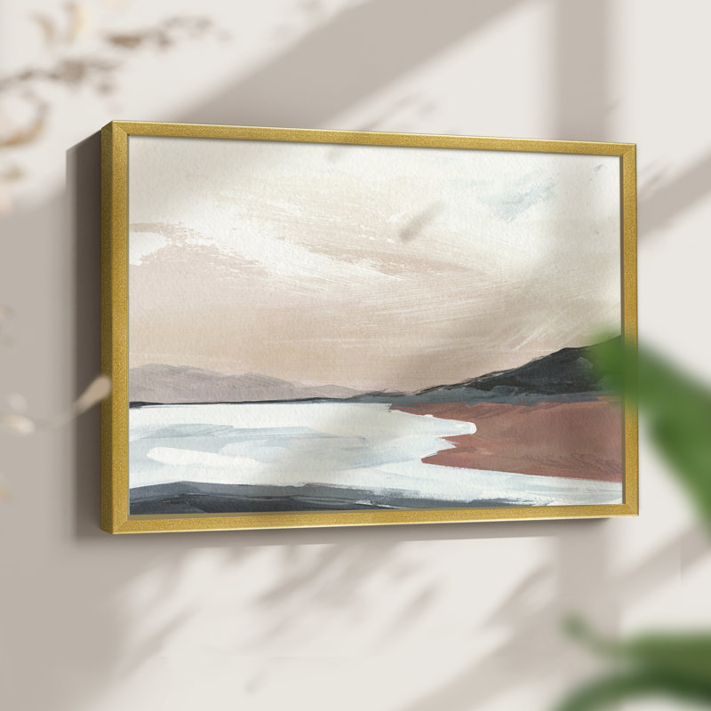 Paynes Coast II -Framed Print - Restickable
