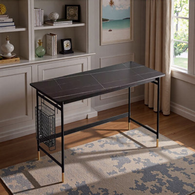Modern Simple Practical Rosk Slab Computer desk