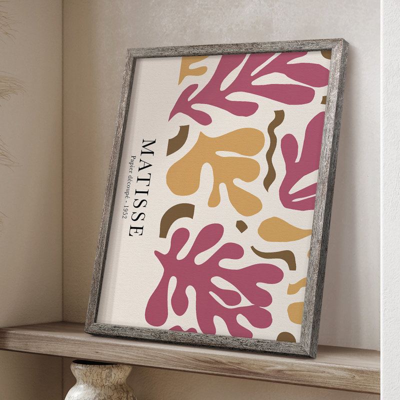 Matisse CCXLVII, reproduction encadrée - bois massif, Argent rétro, H 30 po x l 24 po
