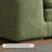 Green 100% Polyester Modular Sofa cushion couch
