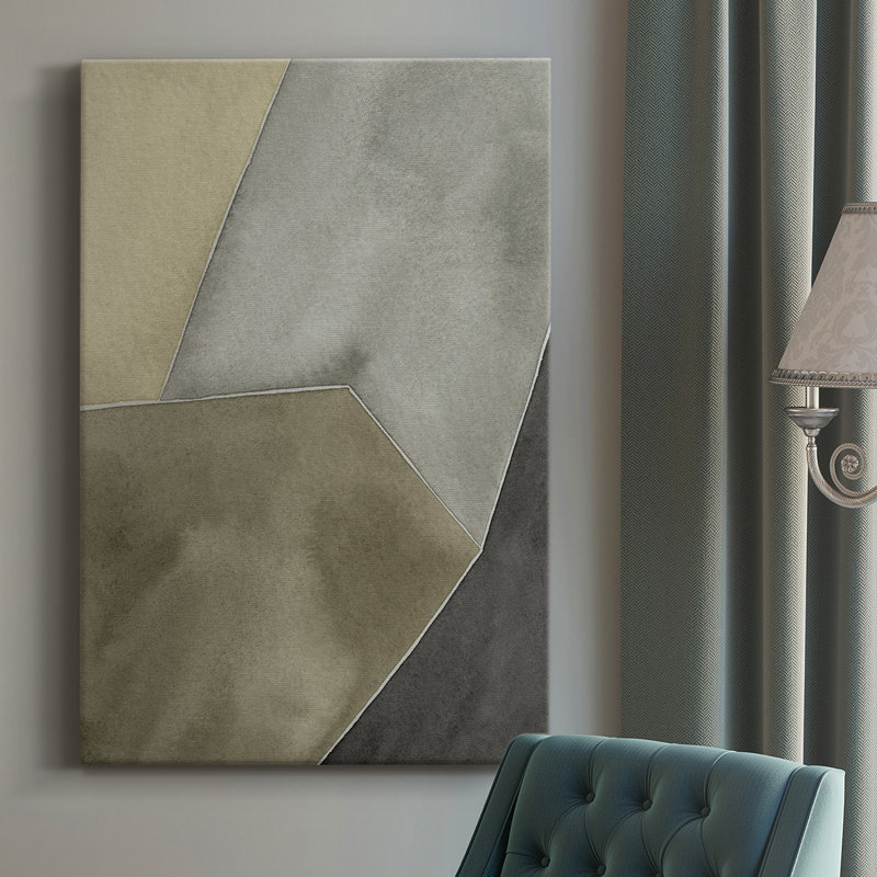 Tectonic Shift IV " Tectonic Shift IV " Painting Print, 27" H x 16" W x 1" D