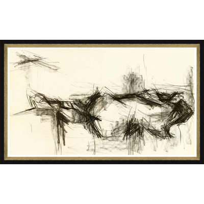 Repose I - Peinture encadrée sur papier