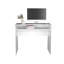Bureau d'ordinateur H 30,6 po, avec 1 tablette, blanc