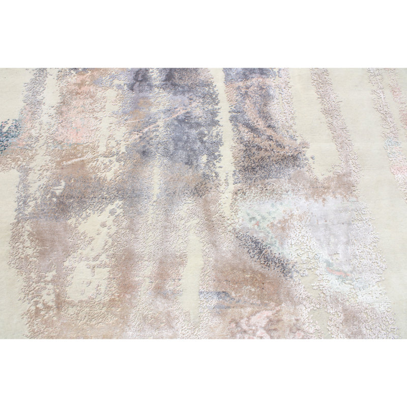 Area Rug in Brown, Rectangle 9' x 12'
