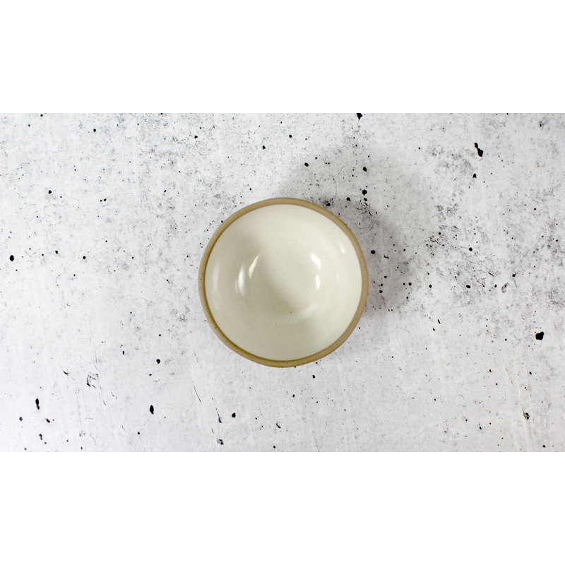 Marl 2 Piece Melamine Cereal Bowl Set, Cream