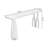 Nut-brown Straight Solid Wood Bar Table
