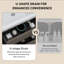 Meuble-lavabo autoportant avec lavabos doubles-530750894