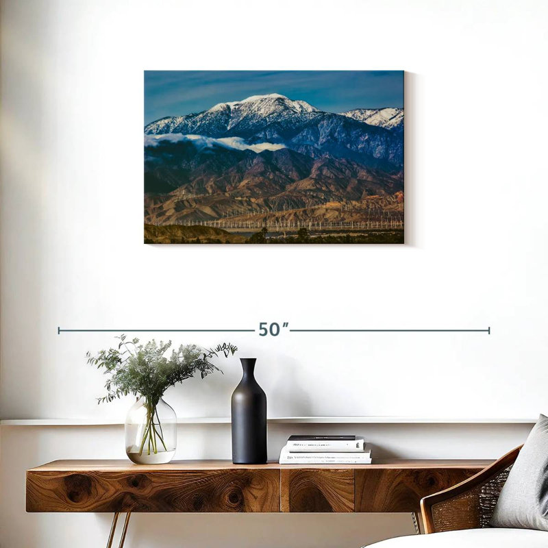 Mont San Jacinto et Coachella, H 20 po x l 30 po
