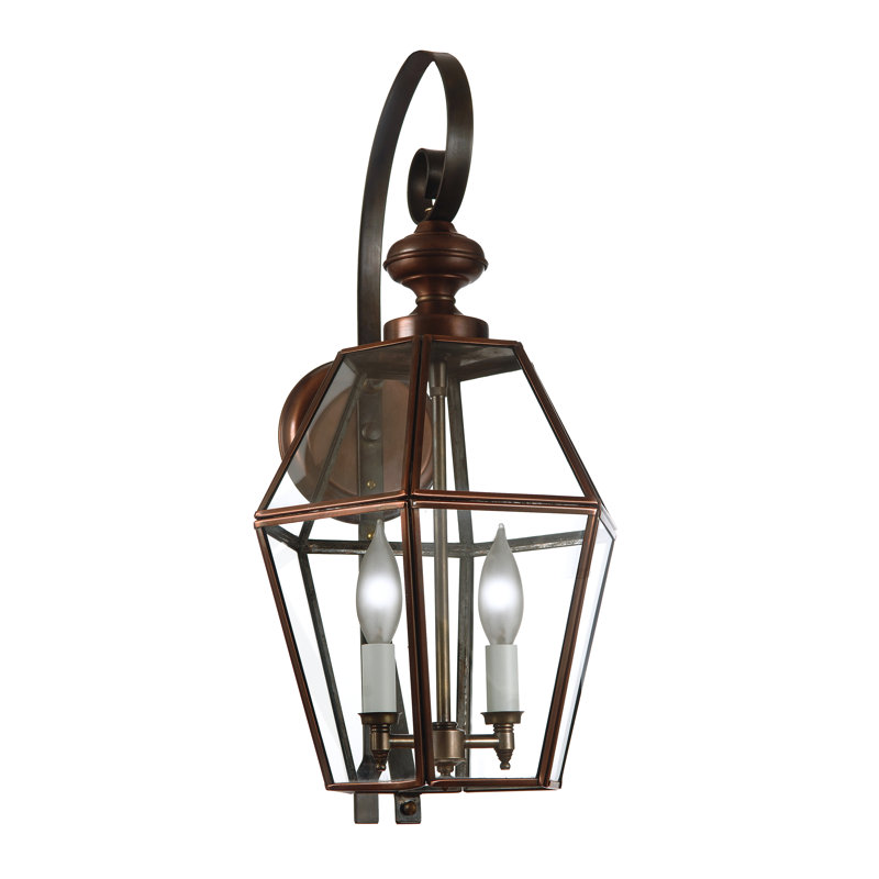 2 - Light Outdoor Wall Lantern