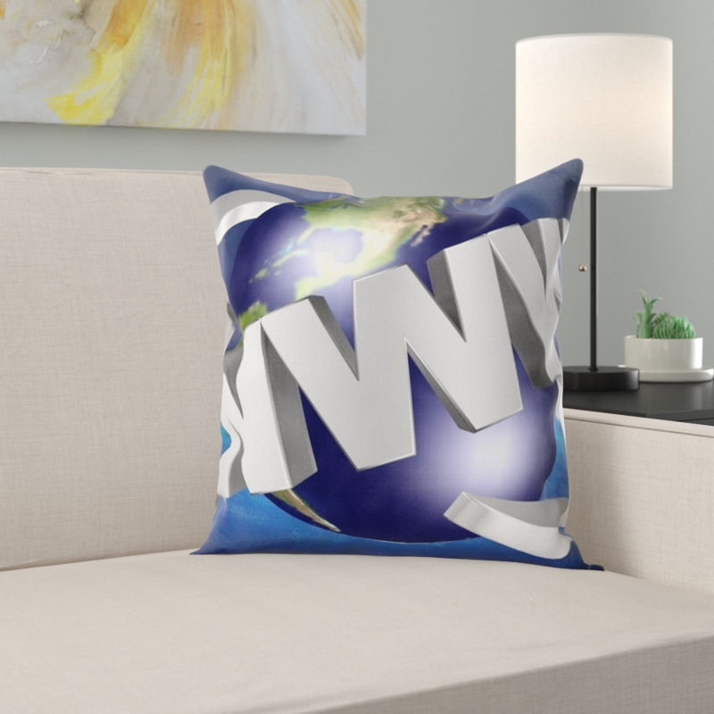 Microsuede Throw Pillow