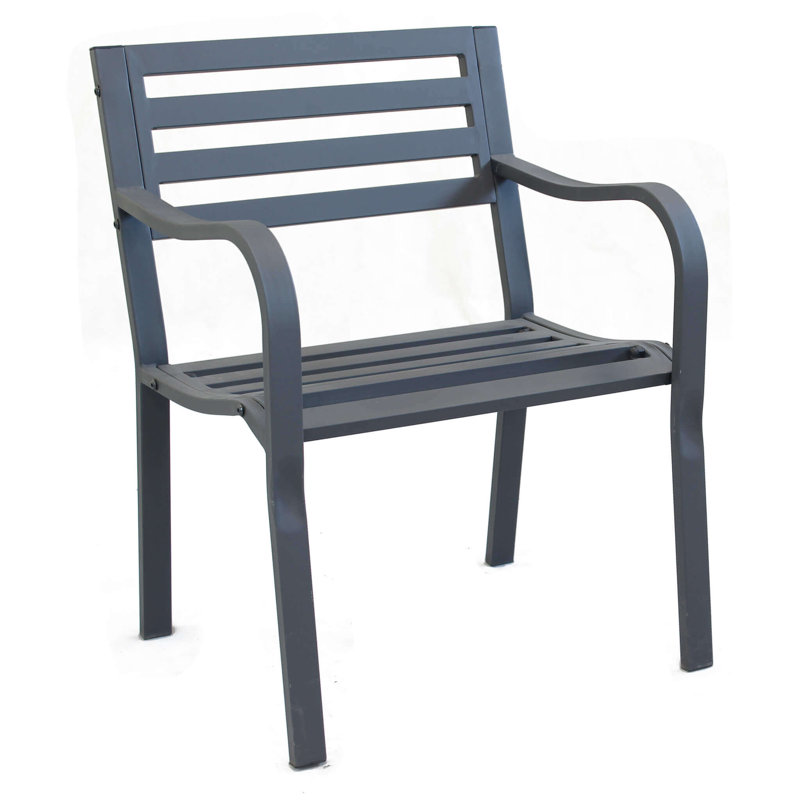 Hamund Patio Dining Armchair, Grey
