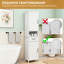 Armoire de rangement étroite à double porte