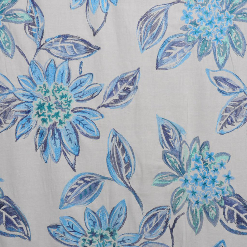 Allure Floral Fabric, Peacock
