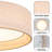 Modern 5-Cct Rattan Drum Flush Mount Ceiling Light-306192606