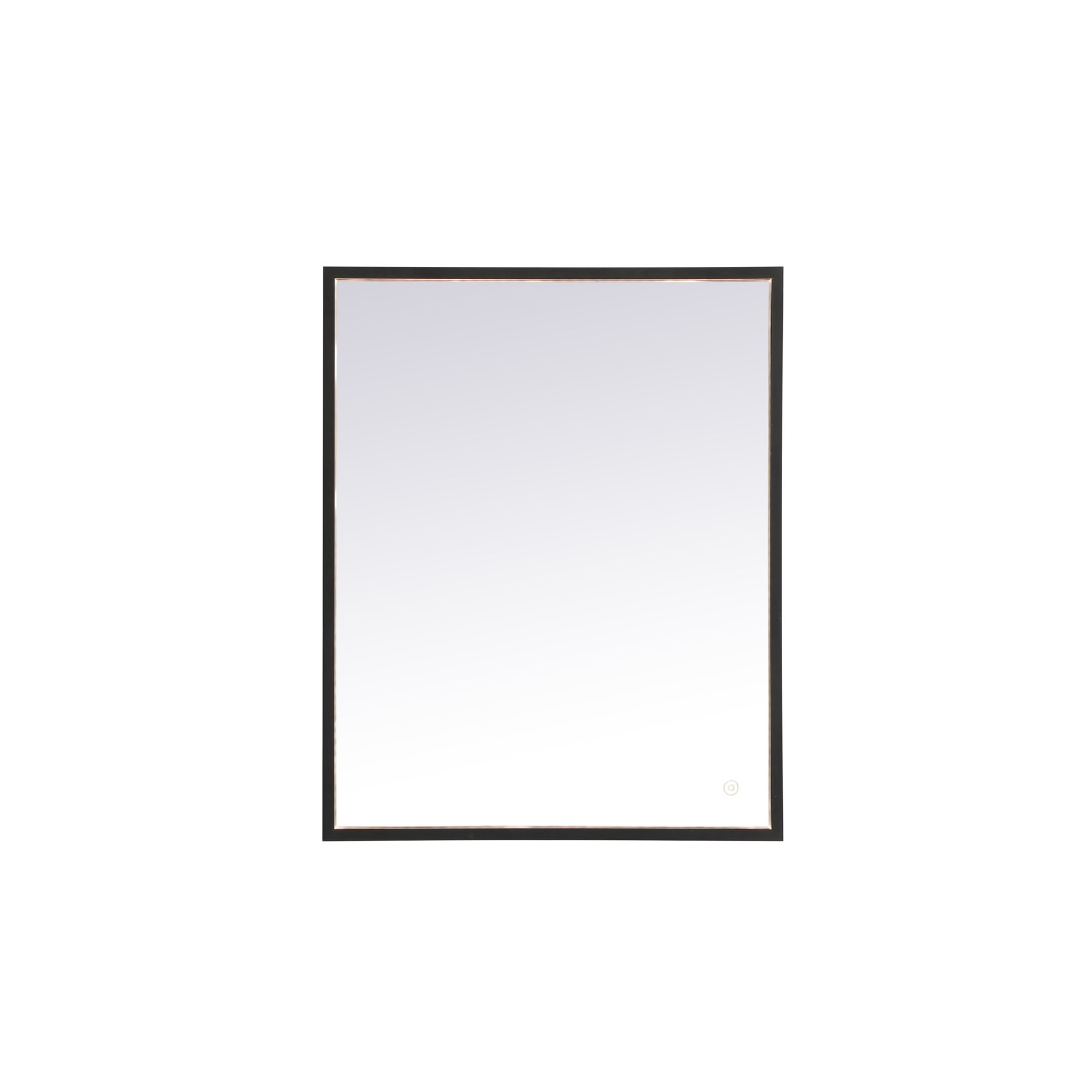 Piche Aluminum Mirror, Black, 24" x 30"