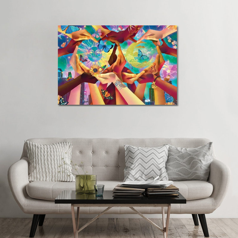 «Love Wins» - Giclée sur toile tendue avec châssis, H 32 po x l 48 po