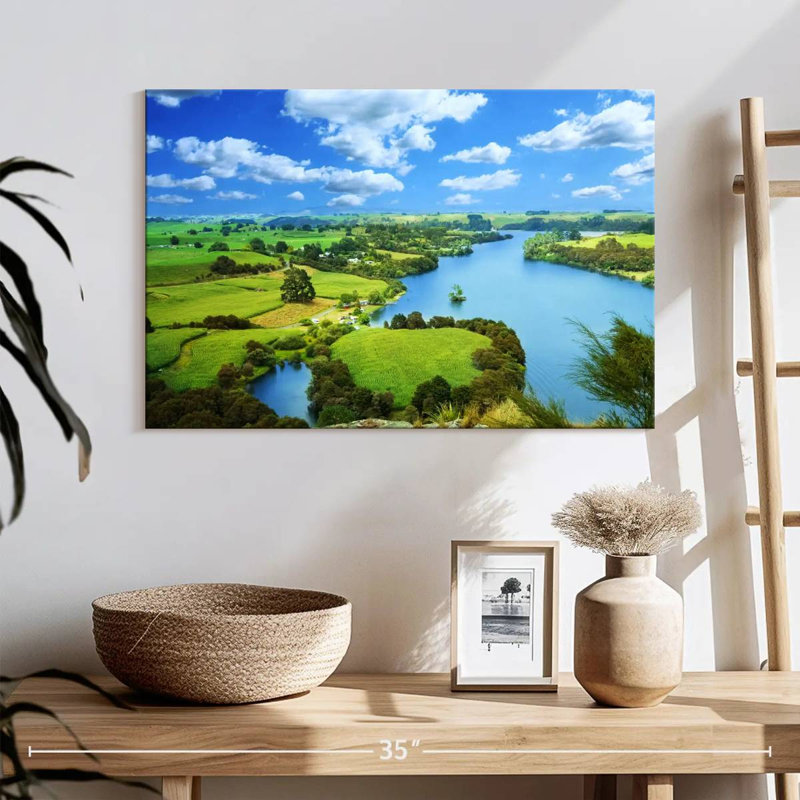 Alvord Waikato River, 16" H x 24" W