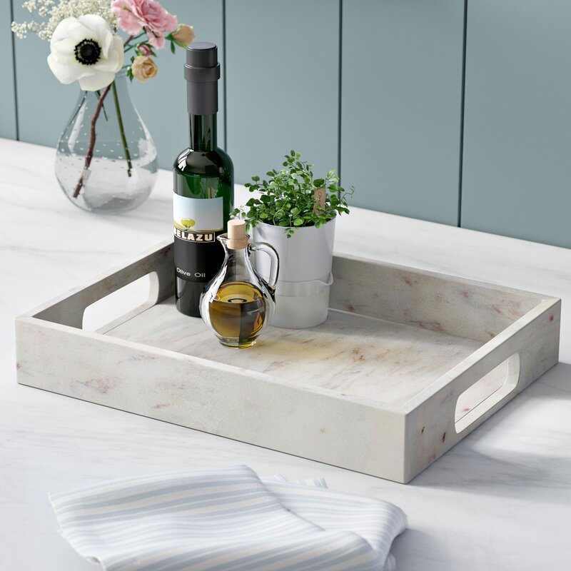Mint Pantry® Whitfield Marble Tray & Reviews | Wayfair