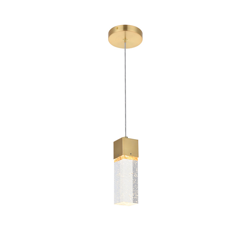 Gonvick 1 - Light LED Pendant, Gold