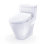 TOTO® WASHLET+® Aimes One-Piece Elongated 1.28 GPF Toilet and WASHLET S5 Bidet Seat, Cotton White - MW6263446CEFG#01