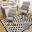 Protecteur de plancher de tapis de chaise et rehausseur de style pour les espaces de bureau à domicile ou de salle à manger-119542220