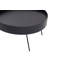 Table basse moderne avec pieds en métal anthracite 31,5 po x 18,5 po x 31,5 po | Fabrication 100% MDF, capacité de charge de 22 lb | Design industriel élégant parfait pour le salon et les espaces contemporains-845131473