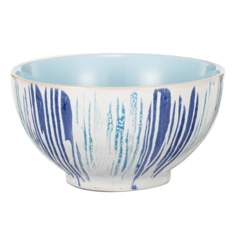 Ensemble de 6 bols Artist Expression - blanc / bleu