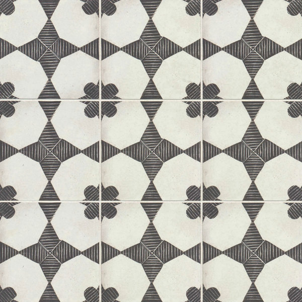 Enchante Decorative 8" x 8" Porcelain Field Tile in Moderno
