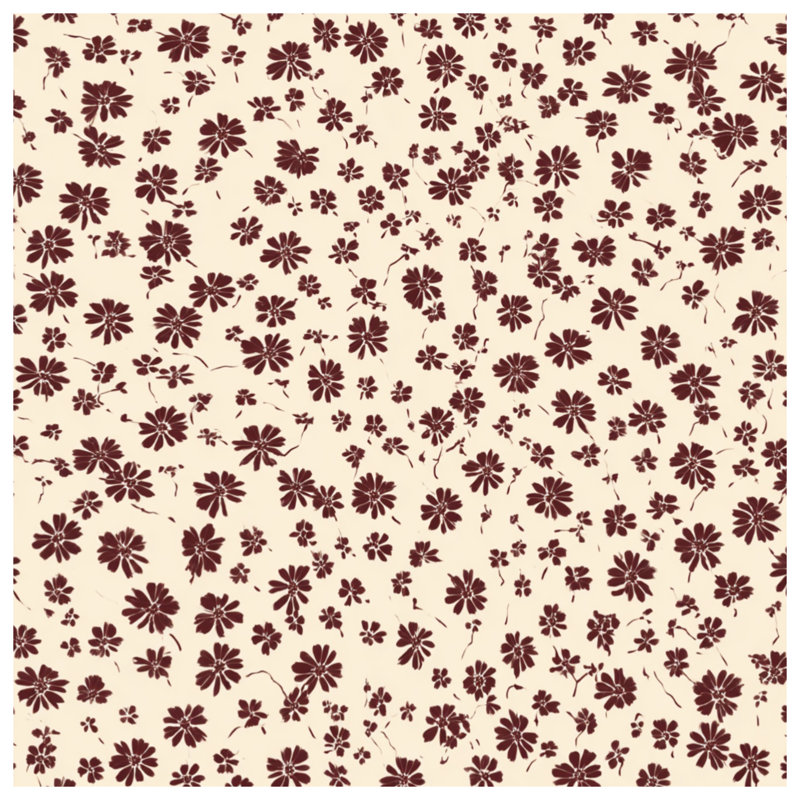 Housse de couette à motif floral, Très grand lit