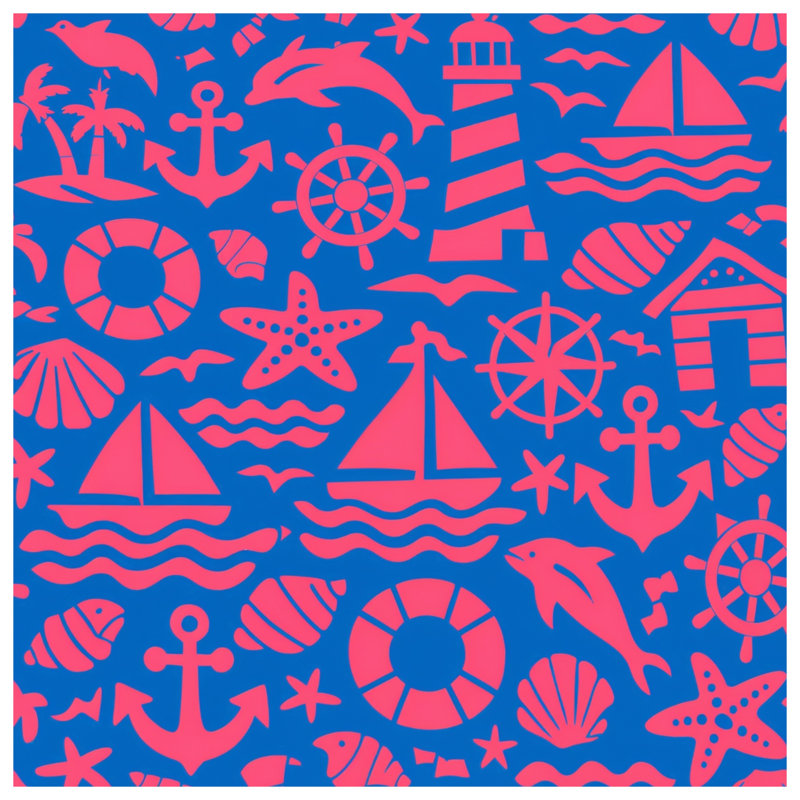 Coussins Nautical, 14 X 14 pouces