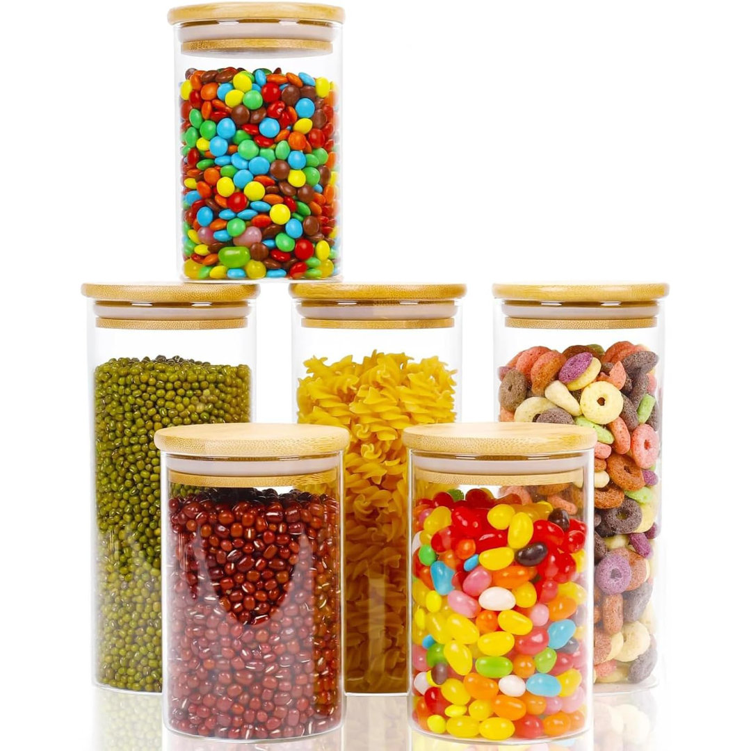Glass Jar - Set of 6