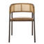 Alphon 48cm H Upholstered Armchair in Brown