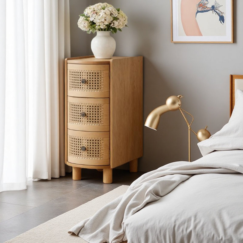 Table de chevet en bois, table de bout, table d'appoint