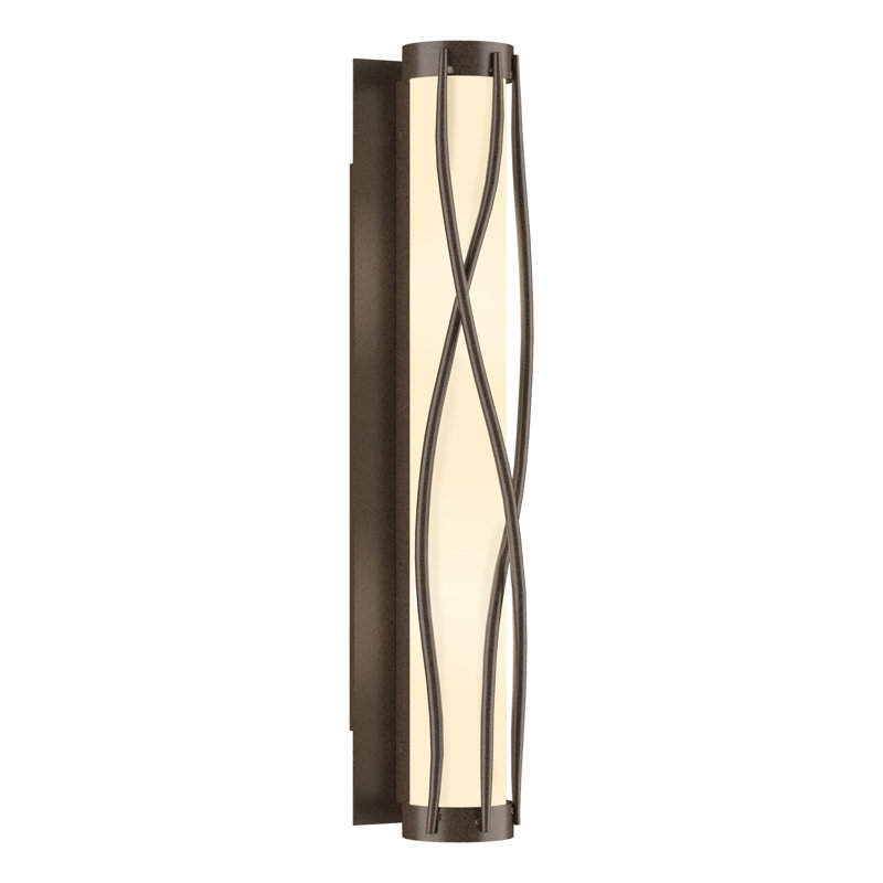 Twine 1 - Light Dimmable Flush Mounted Sconce, Bronze