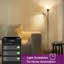 181.6cm Black Tree Floor Lamp