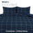 Martex Solid Color Reversible Comforter and Sham Bedding Set Super Soft Brushed Fabric-18040444-18040447