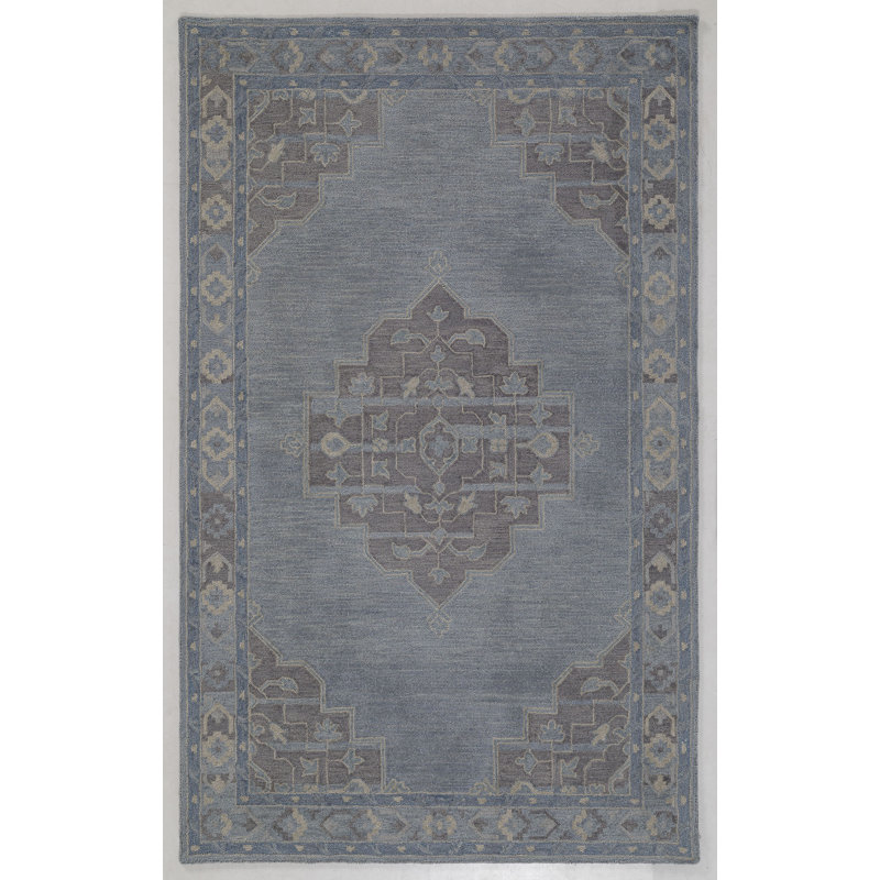 Tapis rectangulaire en laine Millian, Rectangulaire 3 pi x 5 pi