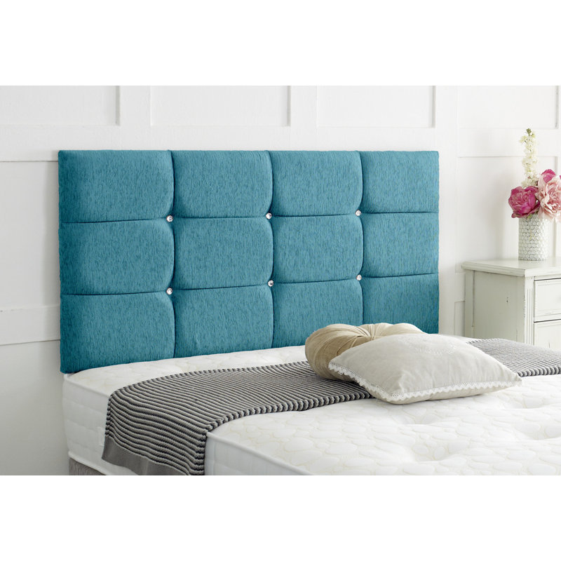 Upholstered Headboard, Single (3'), Teal