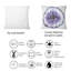 Coussin mauve à imprimé moderne violet-714190139