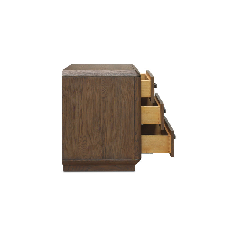Caleb 1 - Drawer Solid Wood Nightstand